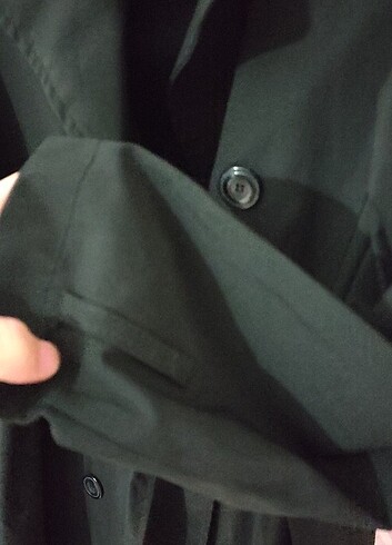 Siyah trenckot - Görsel 6