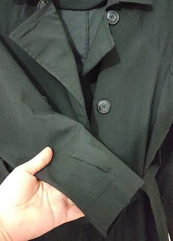 Siyah trenckot - Görsel 8