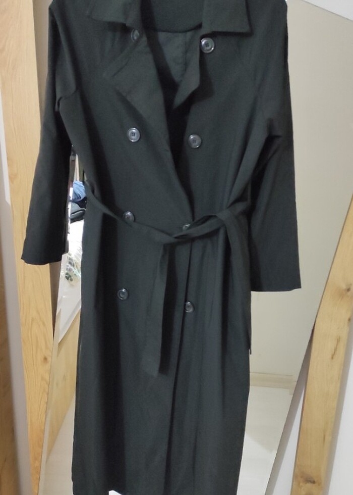 Siyah trenckot - Görsel 2