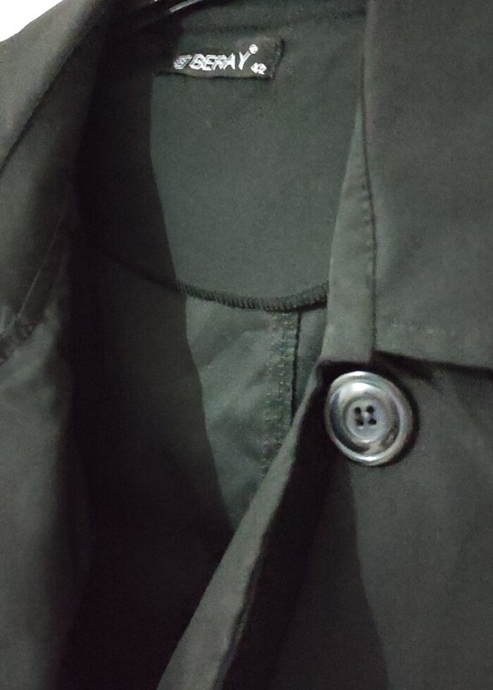 Siyah trenckot - Görsel 5