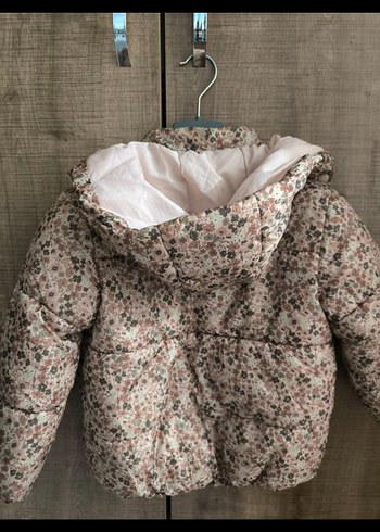 Kız Çocuk Gri Desenli Düğmeli Ceket - Görsel 7