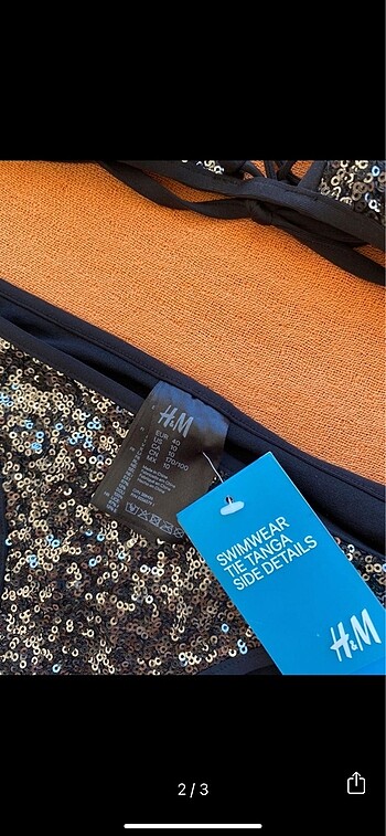 38 Beden H&M pullu payetli bikini
