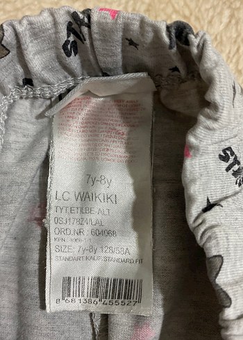 Kızlar için Kamuflaj Desenli Gri Tayt - Görsel 6