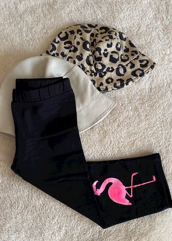 Flamingo Baskılı Kız Tayt - Görsel 9