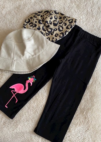 Flamingo Baskılı Kız Tayt - Görsel 8