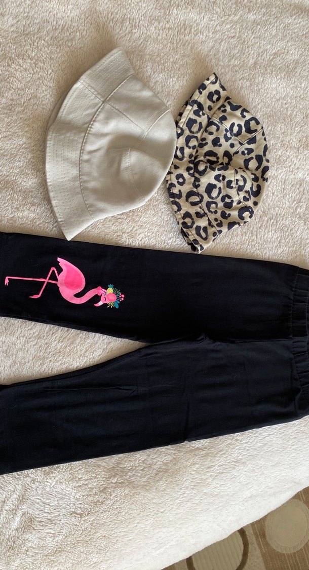 Flamingo Baskılı Kız Tayt - Görsel 2