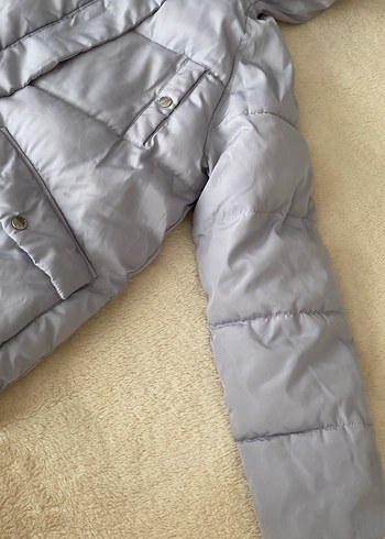 Düğmeli Gri Erkek Çocuk Kaban - Görsel 4