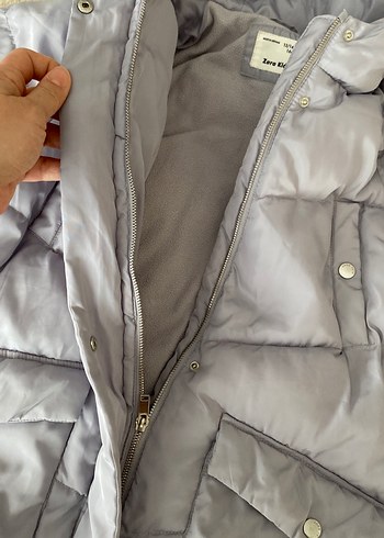 Düğmeli Gri Erkek Çocuk Kaban - Görsel 8