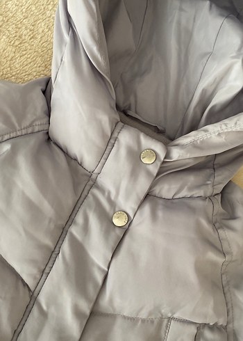 Düğmeli Gri Erkek Çocuk Kaban - Görsel 5