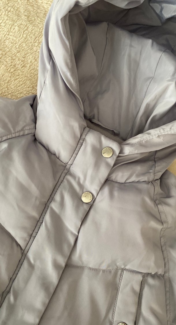 Düğmeli Gri Erkek Çocuk Kaban - Görsel 5