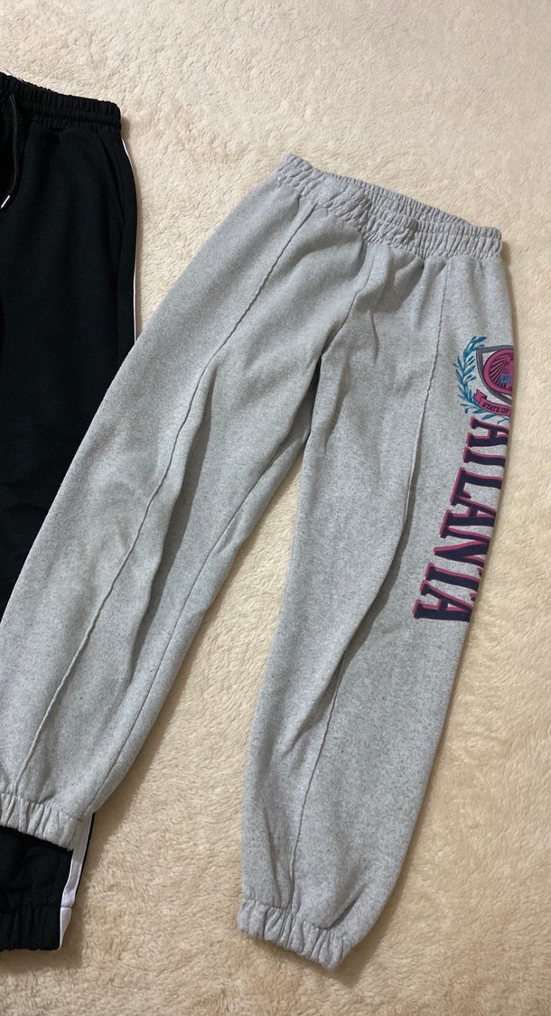 Gri Rahat Kesim Eşofman Altı - Görsel 2