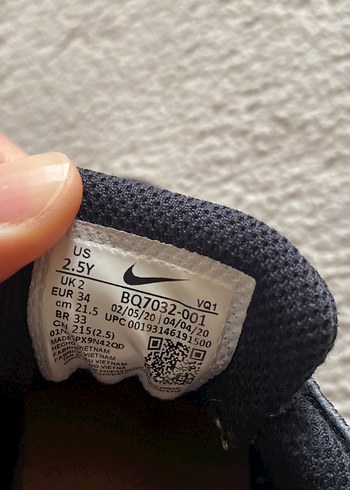 Siyah Desenli  Spor Ayakkabı - Görsel 6