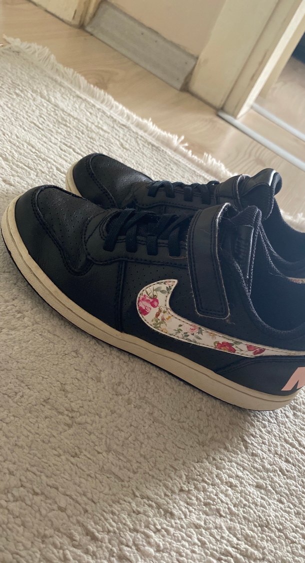 Siyah Desenli  Spor Ayakkabı - Görsel 3