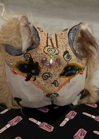 Bohem tarz cosplay Therian maskesi - Görsel 3