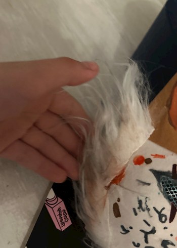 Kürk Detaylı Kahverengi Desenli Kedi Maskesi Fursuit - Görsel 7