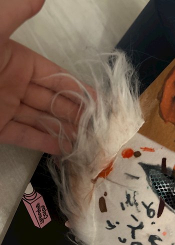 Kürk Detaylı Kahverengi Desenli Kedi Maskesi Fursuit - Görsel 6