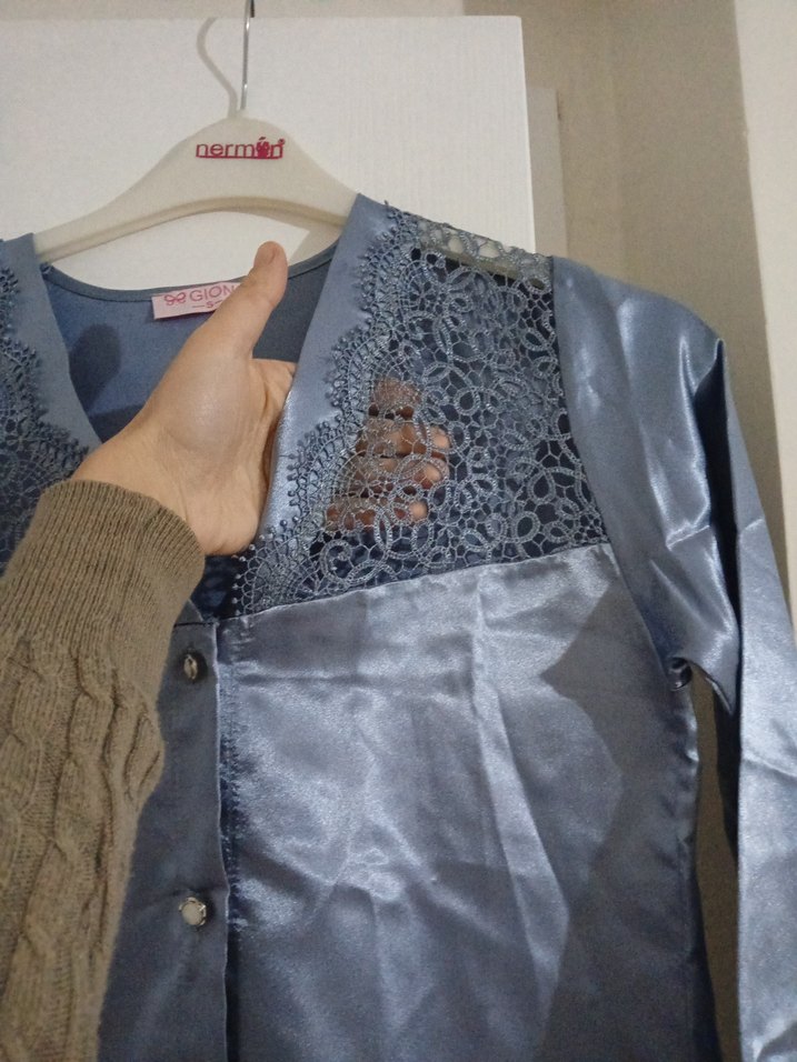 Kadın Saten Pijama Takımı - Görsel 5