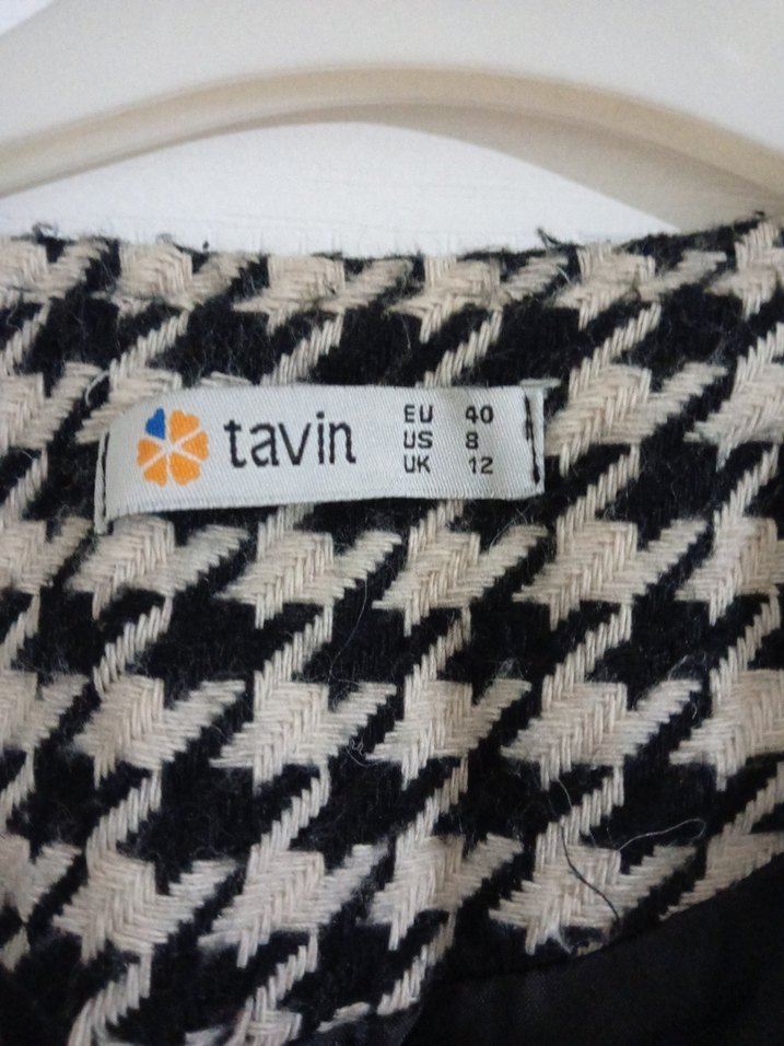 Tavin Düğmeli Uzun Kadın Kaban - Görsel 5