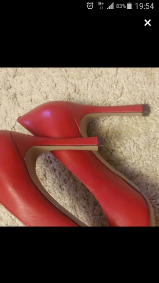 36 Beden kırmızı Renk Kırmızı ayakkabi