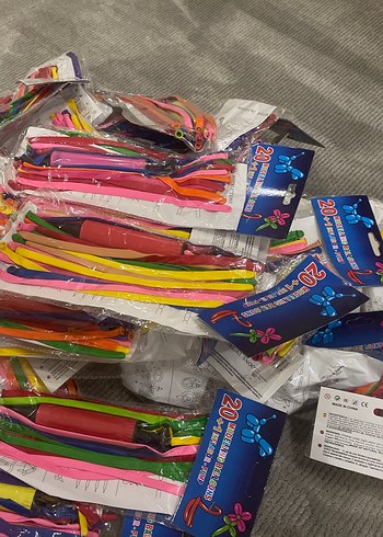 Renkli Balonlar 20'li Paket - Görsel 2