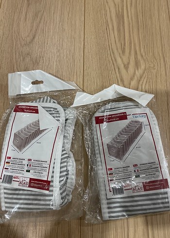 Gri Çok Bölmeli Dolap Düzenleyici
