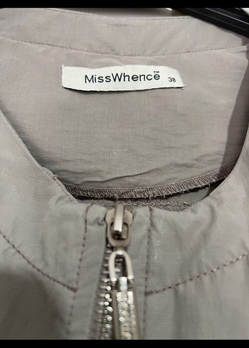 Miss Wenche Gri Fermuarlı Kadın Uzun Trençkot