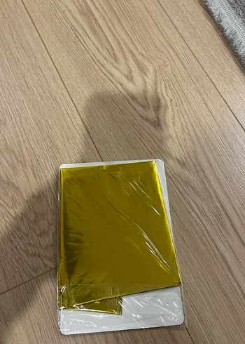 Parlak Altın Folyo Helyum Balonu - Harf F - Görsel 2