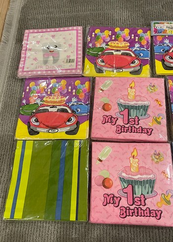 Pembe İlk Dişim Peçete - Görsel 2