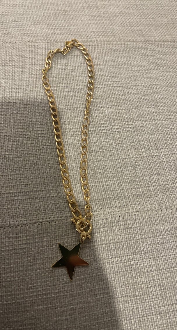 Zincir Detaylı Altın Rengi Kadın El Zinciri - Görsel 2