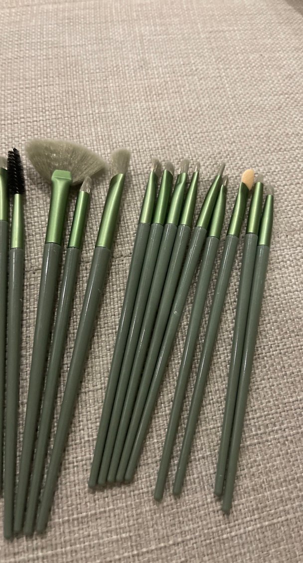 14 Parça Haki Makyaj Fırça Seti - Görsel 3