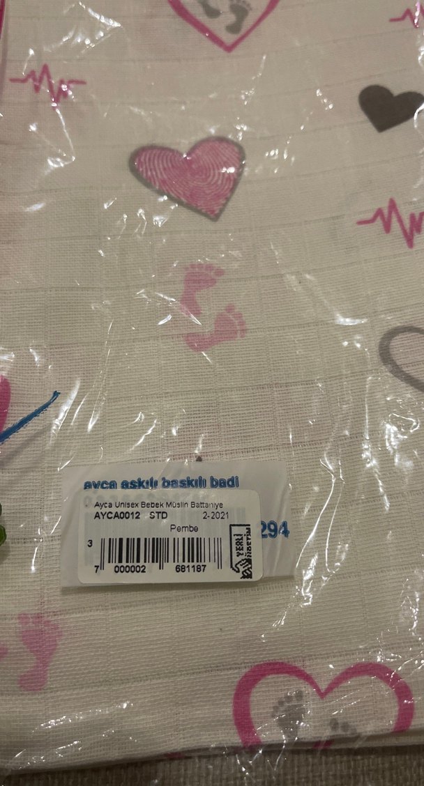 Pembe Kalp Desenli Çocuk Battaniyesi - Görsel 5
