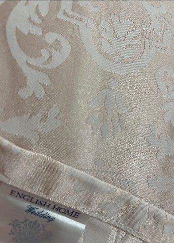 Nakışlı Beyaz Pastel Yatak Örtüsü - Görsel 7