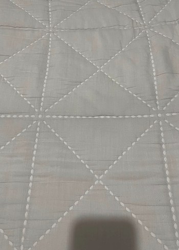 Beyaz Düz Desen Yatak Örtüsü - Görsel 4