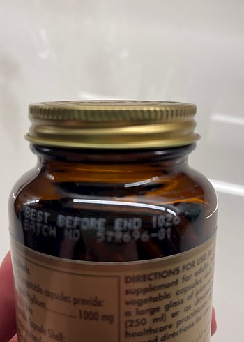 Solgar Psyllium Husk Lif 500 mg - Görsel 3