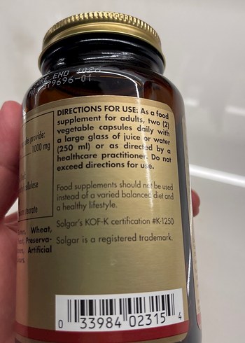 Solgar Psyllium Husk Lif 500 mg - Görsel 4