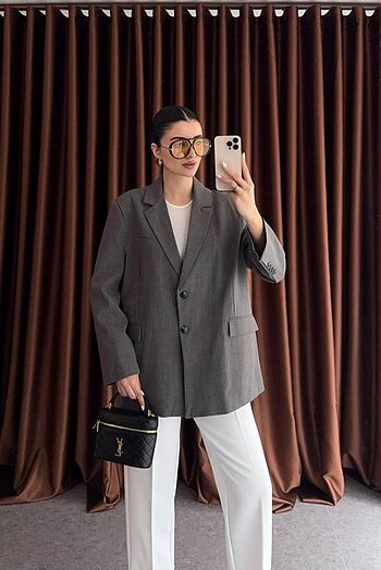Oversize blazer ceket