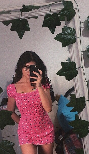 Zara Pembe mini elbise