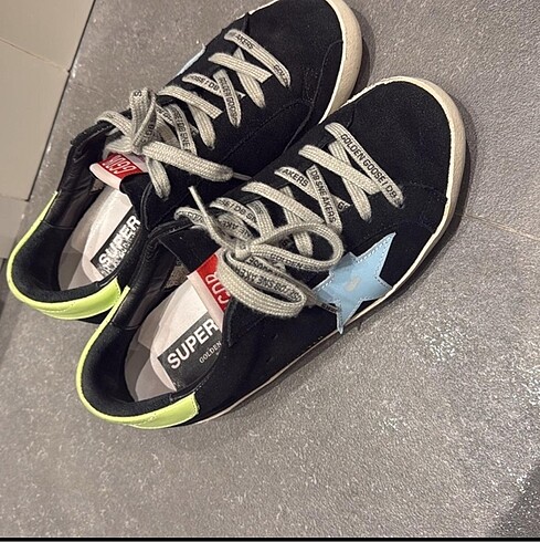 Golden goose deluxe siyah süet ayakkabı