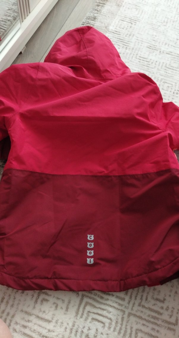 Kırmızı Fermuarlı İnce Mont Almanya'da alındı 6-8 yaş - Görsel 5