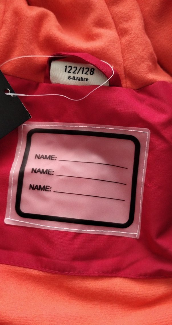 Kırmızı Fermuarlı İnce Mont Almanya'da alındı 6-8 yaş - Görsel 4