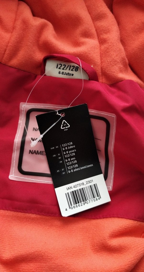 Kırmızı Fermuarlı İnce Mont Almanya'da alındı 6-8 yaş - Görsel 3