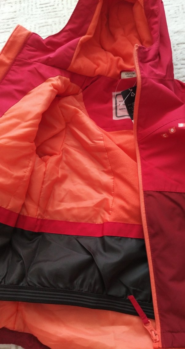 Kırmızı Fermuarlı İnce Mont Almanya'da alındı 6-8 yaş - Görsel 2