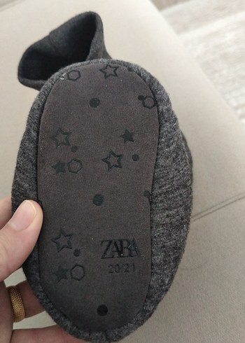 Nakışlı Erkek Çocuk Gri Sıcak Terlik - Görsel 2