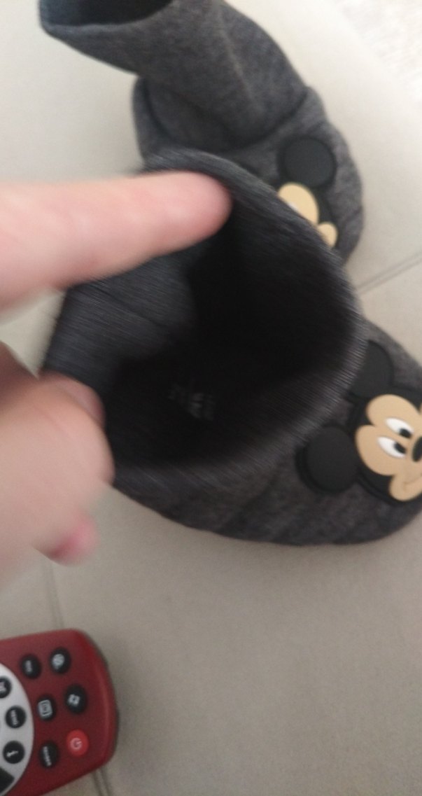 Nakışlı Erkek Çocuk Gri Sıcak Terlik - Görsel 3