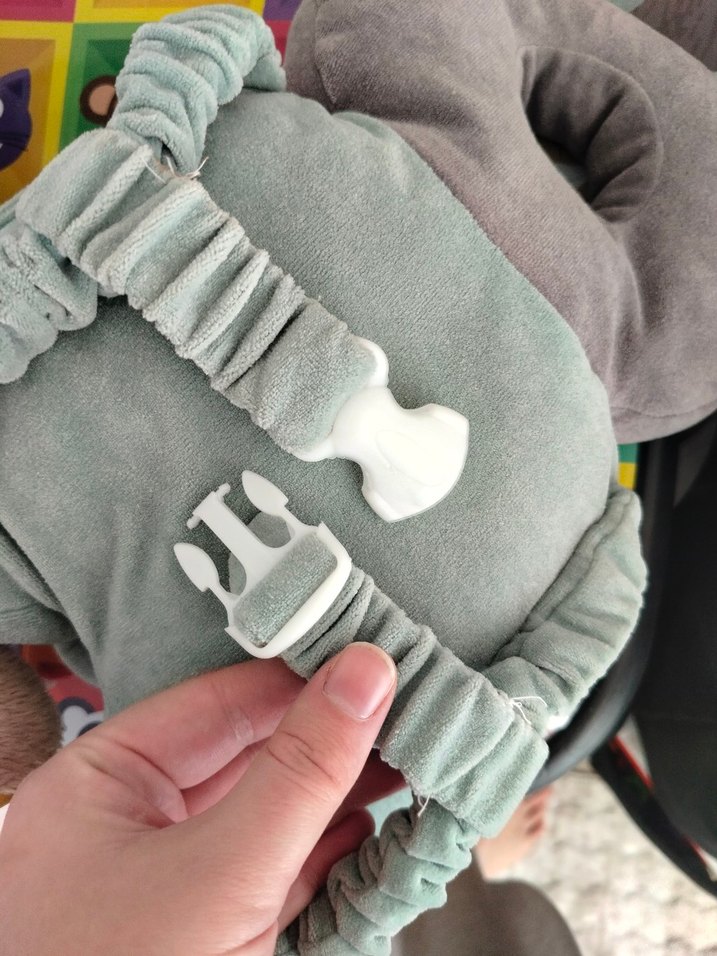 Gri Baskılı Çocuk Yastığı - Görsel 3