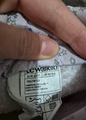 31 Beden mor Renk Lcw Çocuk Botu Unicorn Desenli