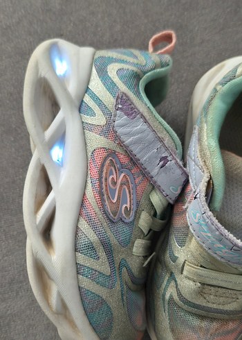 23 Beden çeşitli Renk Kız Çocuk Renkli Skechers Spor Ayakkabı