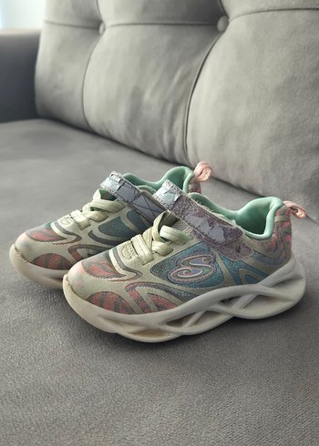 Kız Çocuk Renkli Skechers Spor Ayakkabı