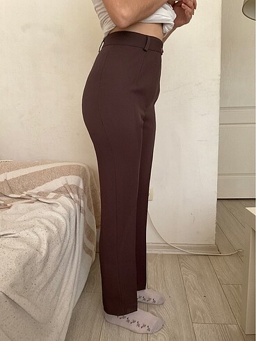 Zara Acı Kahve Kumaş Pantolon