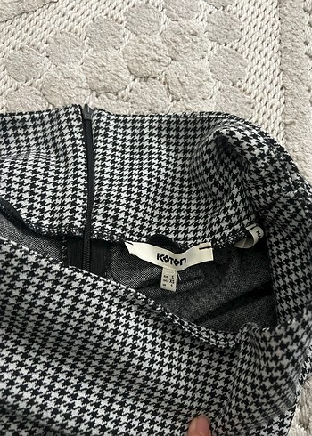 Gri Piliseli Midi Hamile Eteği - Görsel 2